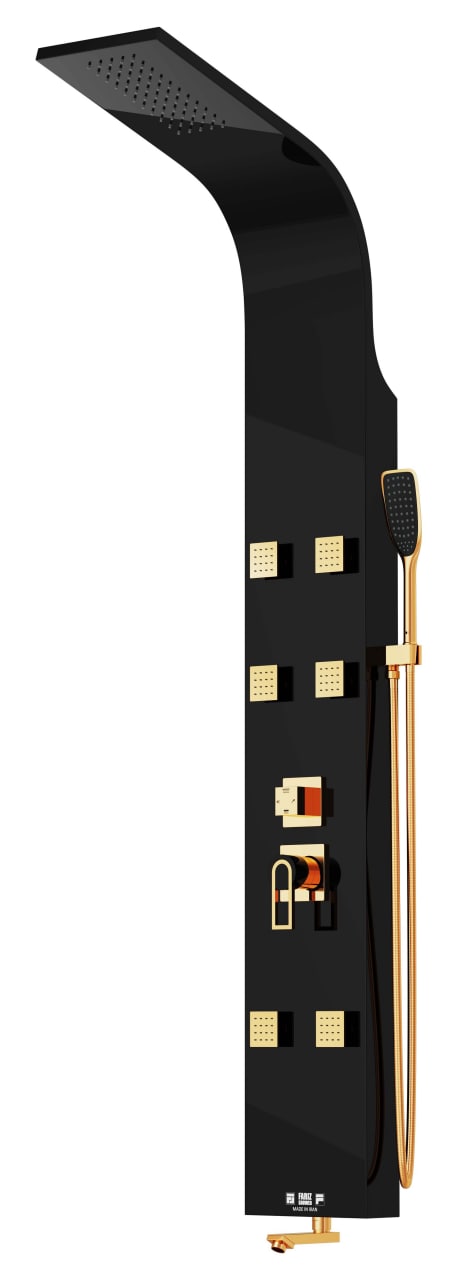پنل دوش فریز شاور مشکی طلایی R460